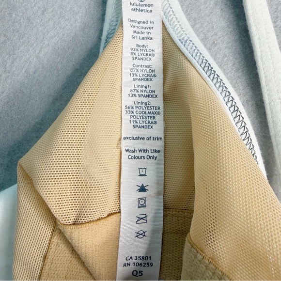 Lululemon Women's Workout Tank Top Scoop Neck Spaghetti Strap White Athletic 10 - Picture 7 of 7